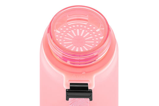 Бутылка для воды 500 мл 6,5*6,5*23 см "Style Matte" с углублениями д/пальцев пыльная роза