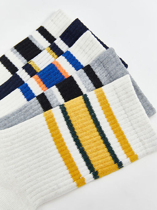 ?izgili Erkek ?ocuk Soket ?orap 5li - Waikiki фото 3