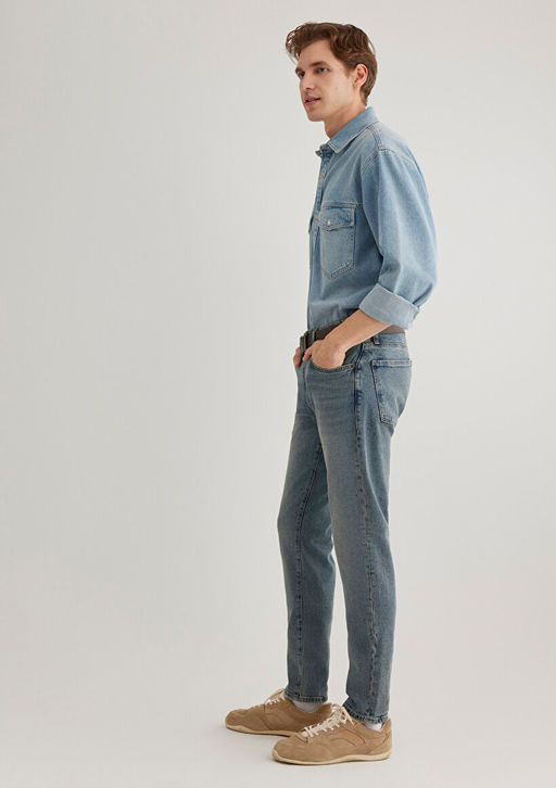 James Classic Denim Vintage Indigo Mavisi Jean Pantolon  фото 3