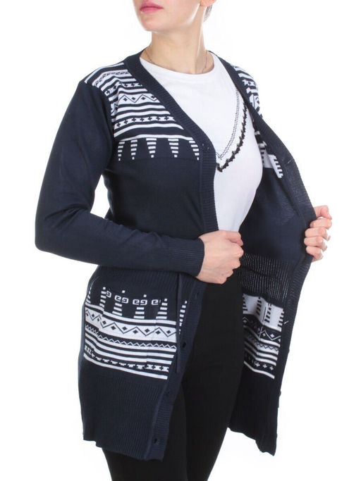 8506 Кардиган женский (80% хлопок, 20% anti-pillfibre) - Фабричный китай фото 8