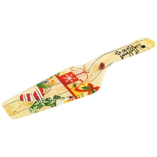 БЛЮДО ДЛЯ ТОРТА С ЛОПАТКОЙ КОЛЛЕКЦИЯ РОЖДЕСТВЕНСКАЯ СКАЗКА 28 СМ - Lefard фото 4