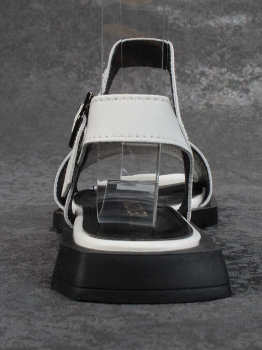 08-PEY183-1 WHITE Босоножки женские (натуральная кожа)