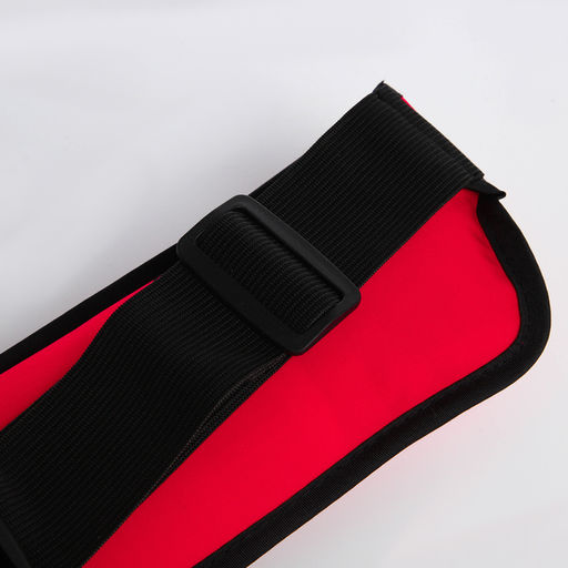 Сумка поясная на молнии, светоотражающие элементы, цвет красный - Simaland фото 4