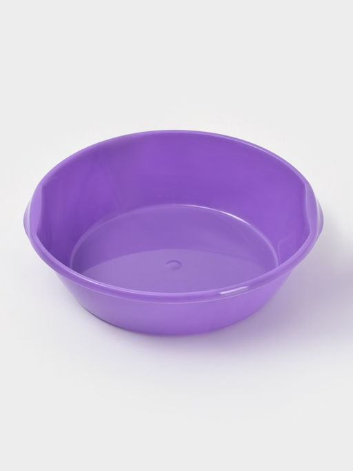 Цена за 2 шт. Таз хозяйственный с ручками, 3 л, круглый, МИКС