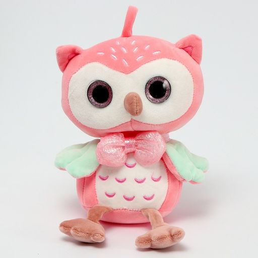 Мягкая игрушка «Совёнок», 23 см, цвет розовый
