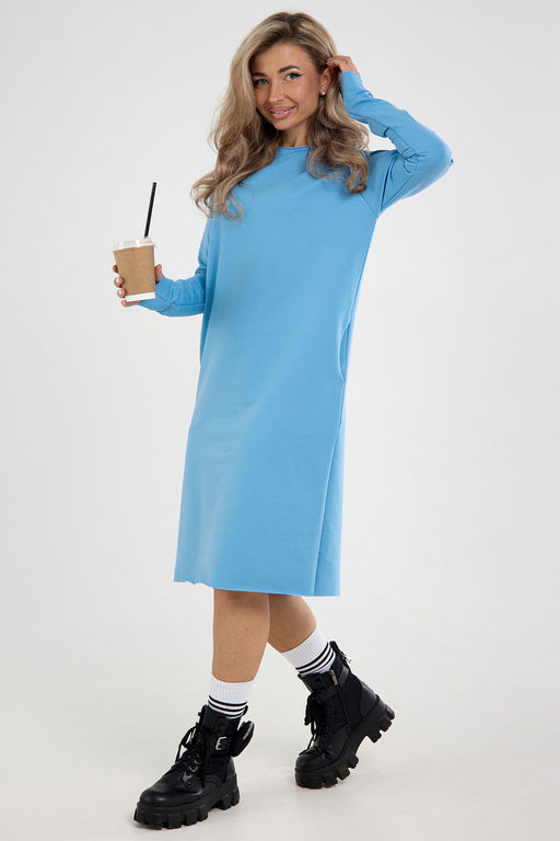 Платье футер-реглан