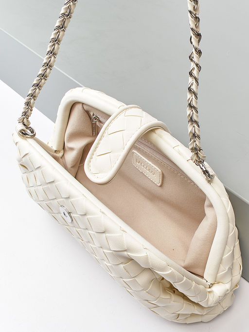 LACCOMA сумка PLB2269-молочный эко кожа  фото 7