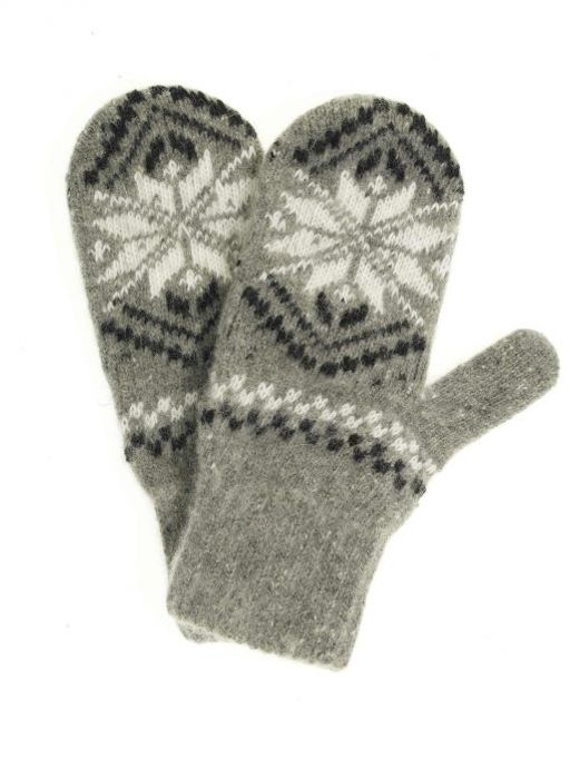 Варежки женские Звезда три цвета - Рассказовские варежки фото 5