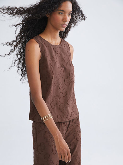 Bisiklet Yaka Nak??l? Bluz