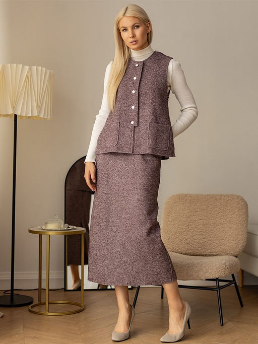 Юбка шерсть 60%, вискоза 40% - Волтри фото 5