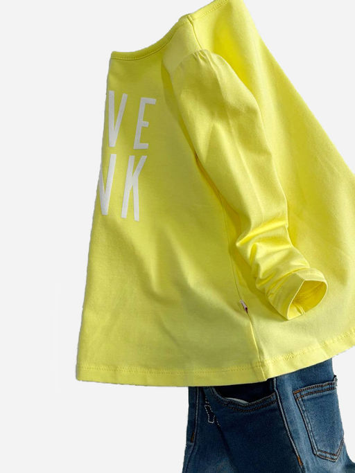 Футболка (лонгслив)	 UD 0572 желтый - Mini maxi фото 2