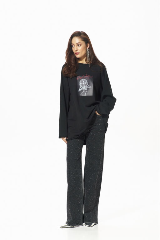 Лонгслив Party Mood Black - Erist store фото 2