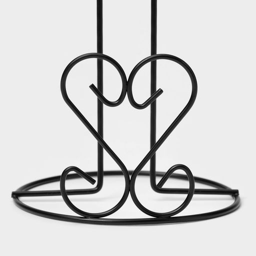 Держатель для бумажных полотенец настольный Доляна «Сердце», 13.5×13.5×28 см