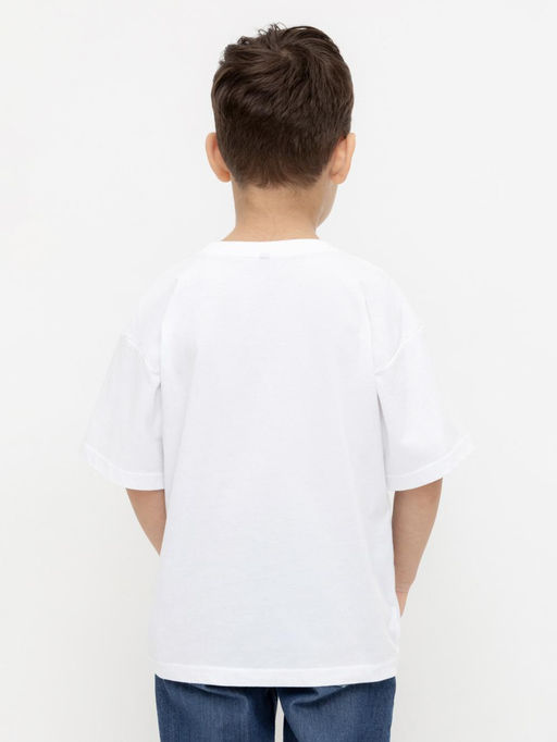 КР 302401/белый футболка (фуфайка) для мал