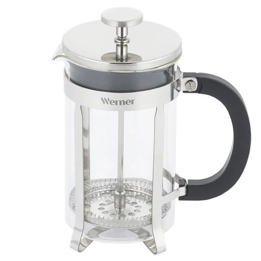 50103 WERNER Френч-пресс VESCONA 600мл. Материал: боросиликатное стекло, нерж.сталь 18/10, пластик.  фото 3