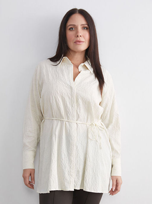 Dokulu Kad?n G?mlek Tunik