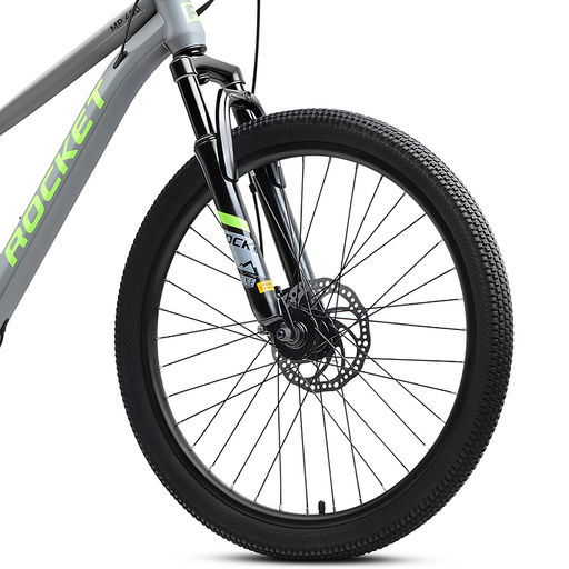 Велосипед 24" Rocket MP-400, цвет серый/зеленый, размер 13"