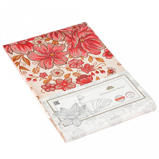 Дорожка столовая, сервировочная 50х150см "Летние мотивы-1", хлопок "Премиум" 236г/м2, упаковка классическая 28х41см, "Домашняя мода" (Россия)