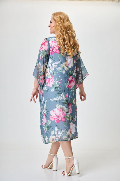 Платье ANELLI 1244 цветок миндаля  фото 3