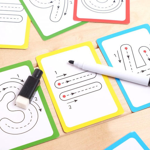 Набор пиши-стирай Учу и пишу цифры, в пакете - Iq-zabiaka фото 2