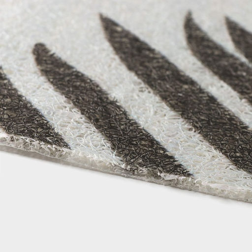 Коврик придверный Доляна Welcome home, 38×58 см, серый