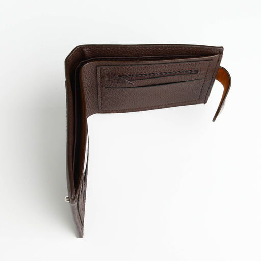 Портмоне мужское «Наджи», на магните, отдел для карт, монет, коричневое