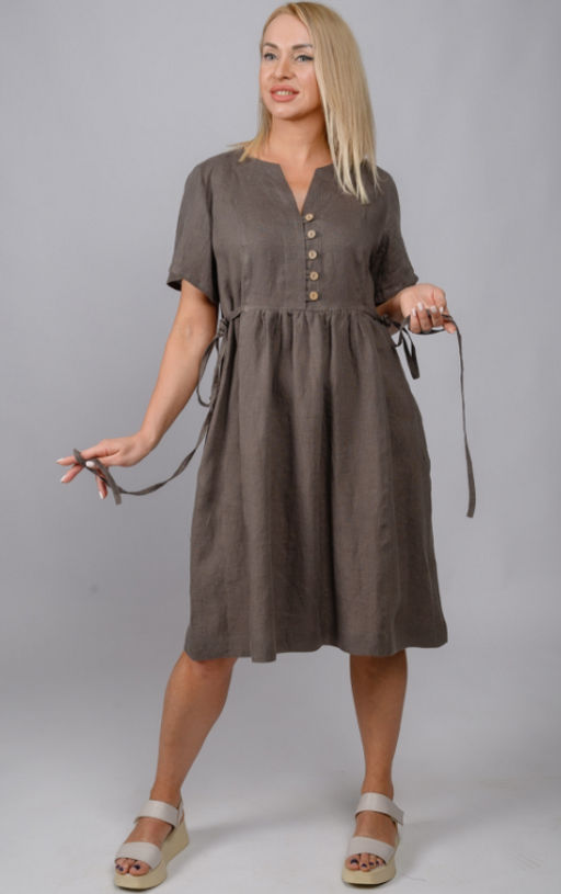 ПЛАТЬЕ - 100% лен - Новый лен фото 4