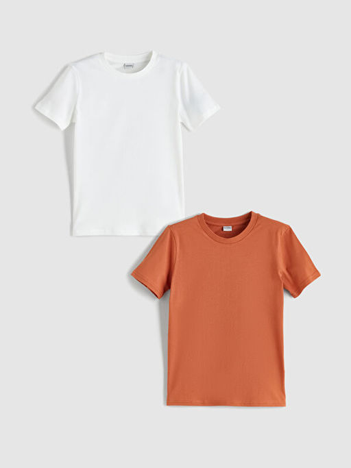 Bisiklet Yaka Erkek ?ocuk Ti??rt 2li