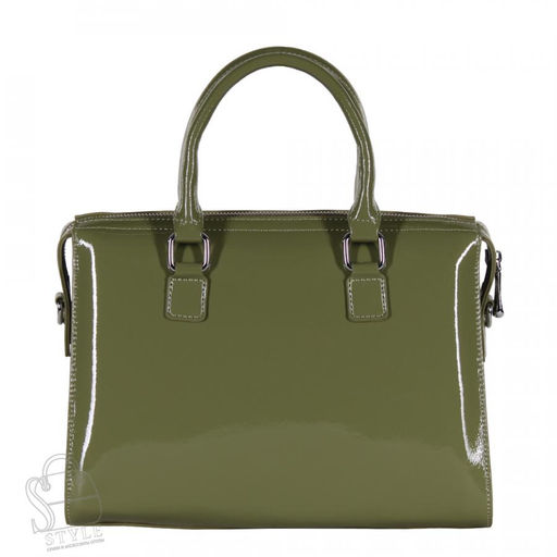 Сумка женская кожаная 9221-1 green Velina Fabbiano-Safenta