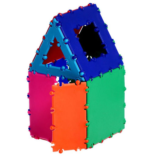 Конструктор ТИКО «Геометрия», 155 деталей, 6 колёс