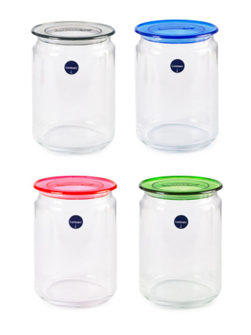 Банка PLANO 1л в перфорированной коробке, микс цвета крышки - Luminarc фото 3