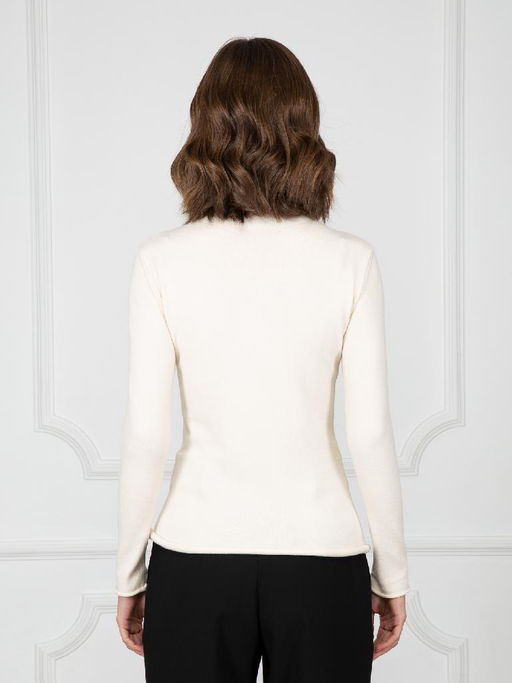 Водолазка женская ZZ-05002 milk - Eleganzza фото 3