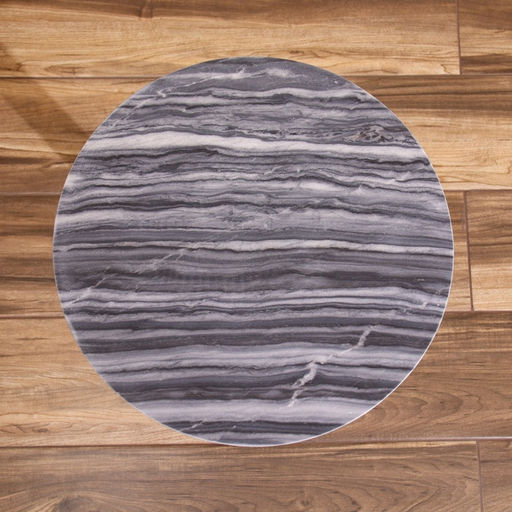 Стол кофейный, 41×41×55 см, алюминий, мрамор