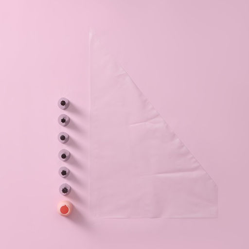 Набор кондитерский Доляна Дабл, 9 предметов: 2 мешка, адаптер, 6 насадок, насадки МИКС  фото 2