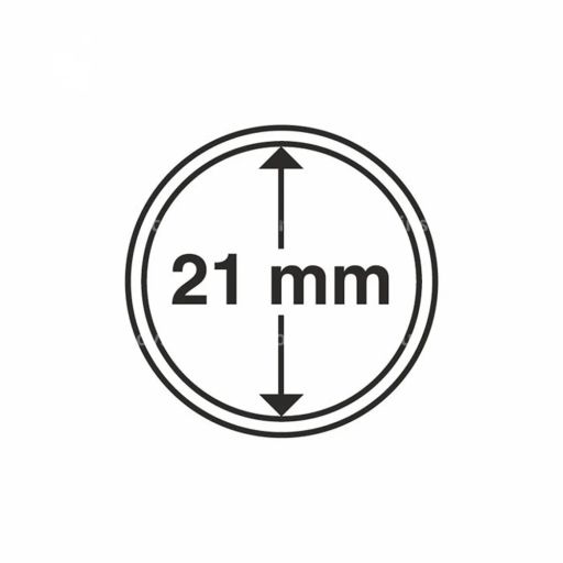 Капсула CAPS для монет диаметром 21 мм LEUCHTTURM 327401