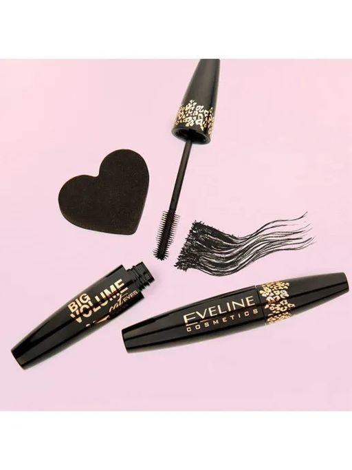 EVELINE тушь для ресниц BIG VOLUME LASH объем, 10 мл  фото 2