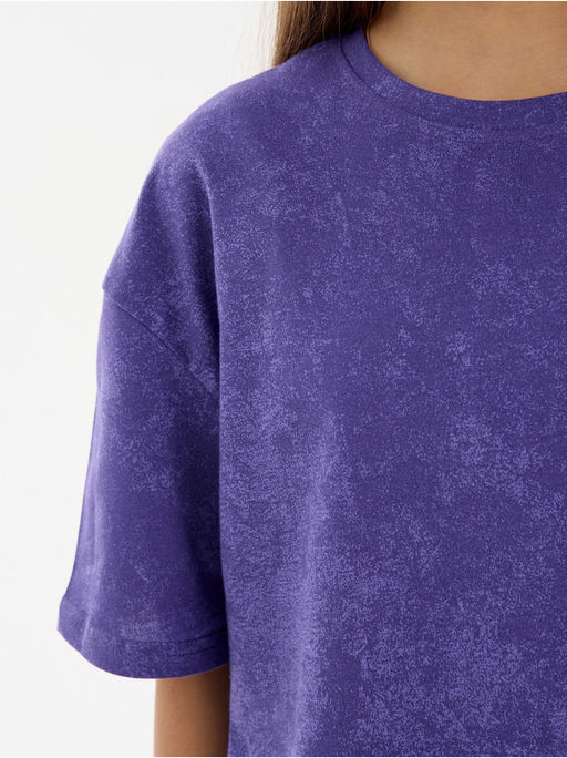 Футболка Винтаж фиолет Девочка - София фото 11