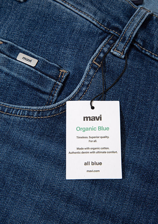 Stephen All Blue Adaptive Koyu Mavi Comfort Jean Pantolon фото 7