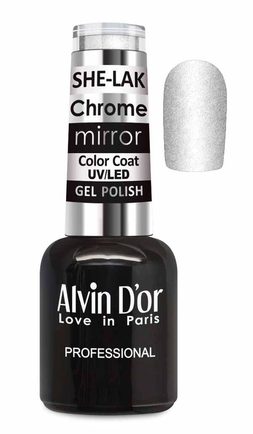 Alvin Dor Лак SHE-LAK Chrome mirror тон 6301 8мл