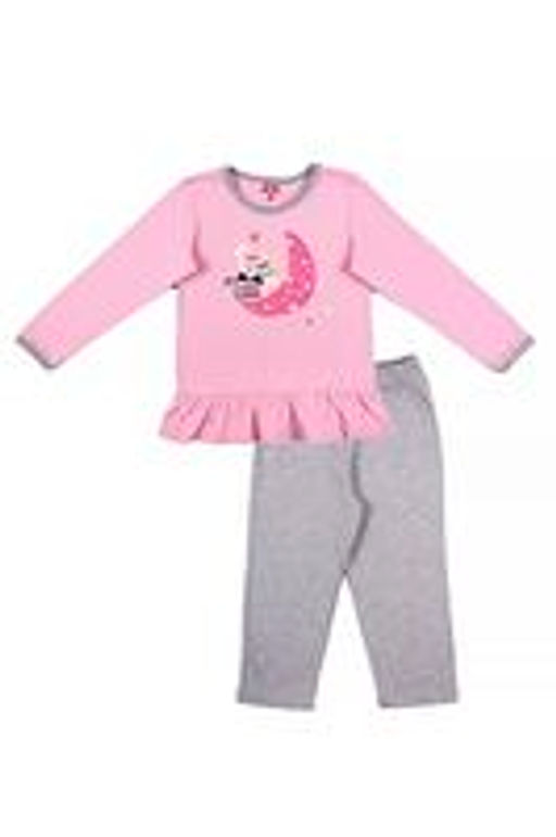 CRB wear/CAB 5242 Пижама, светло-розовый-серый меланж/Ex.Cherubino  фото 2