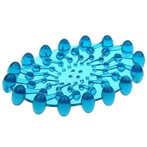 Мыльница 8х11,5х1,8см, силикон, цвета микс (Китай)