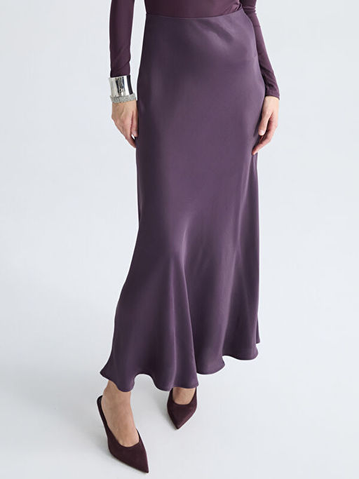 Beli Lastikli A Kesim Saten Etek