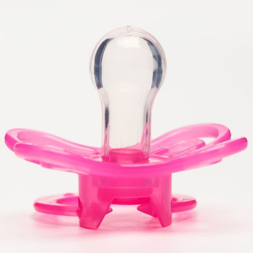 Соска - пустышка классическая, силикон, +6 мес., с колпачком Бабочка, цвет розовый - Крошка я фото 6