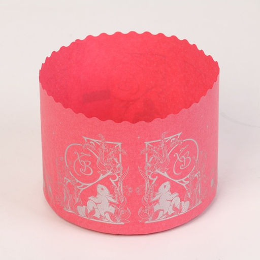 Цена за 1200 шт. Форма для кулича бумажная ХВ Зайчата, 12.4?9 см, розовая - Simaland фото 2