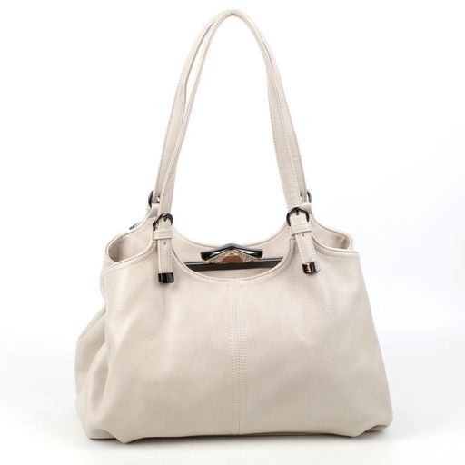 Женская сумка из эко кожи с ручками и фермуаром 0119-14 - Kenguluna фото 2