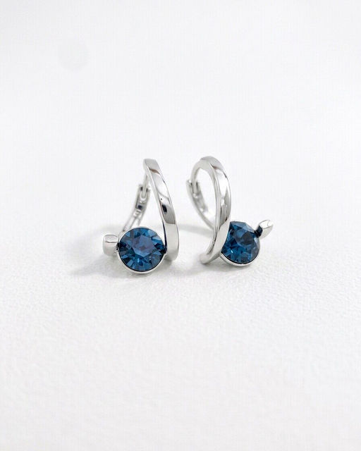Серьги с кристаллами Swarovski