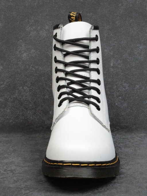 B6019-2 WHITE Ботинки демисезонные женские (натуральная кожа)