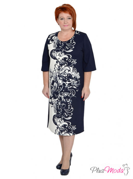 Платье Модель №1191 размеры 44-84 - Plusmoda фото 5