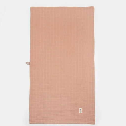 Полотенце муслиновое LoveLife, 50*90 см, пудровый, 100% хл, 3-сл, 180 гр/м2  фото 3