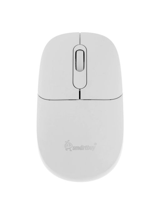 Комплект клавиатура и мышь Smartbuy 105AG, беспроводной, USB, AA/ААА, белый